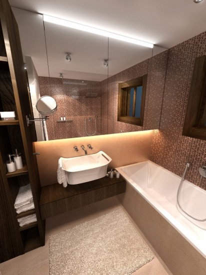 kúpelňa v drevenici